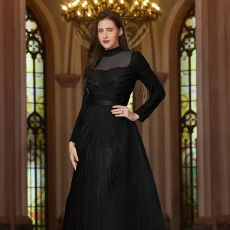 robe-mariee-simple-mi-longue