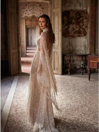 Robe de Mariée Dentelle Longue Traine