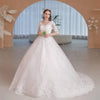 Robe de Mariée Col Bateau Princesse