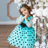 robe-princesse-fille-a-pois