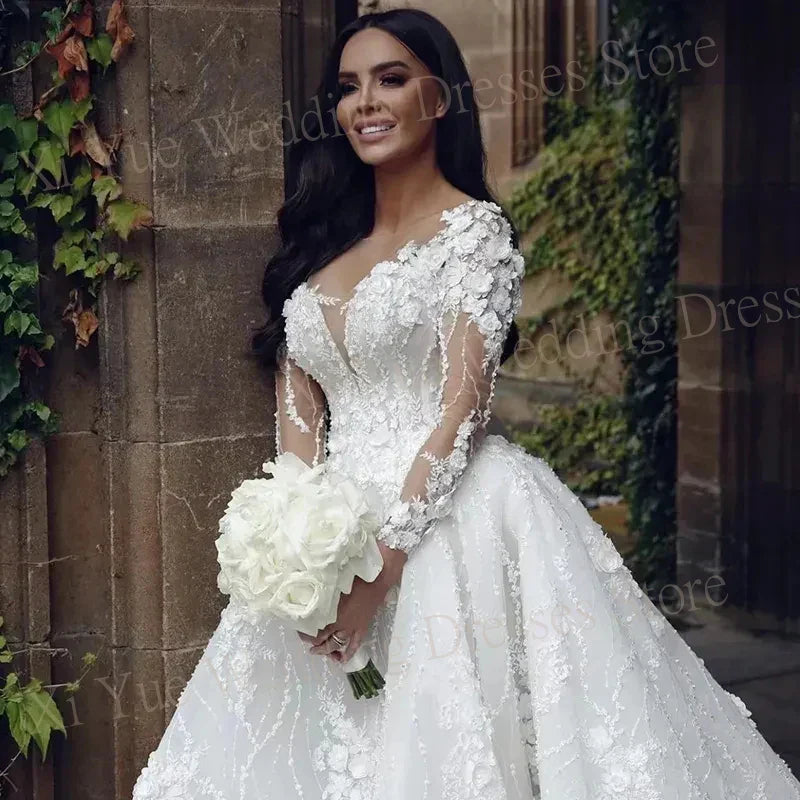 robe-mariee-trapeze-dentelle