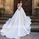 Robe de Mariée Satin de Soie