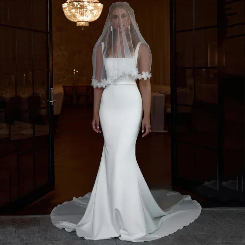 Robe de Mariée Simple Parisienne