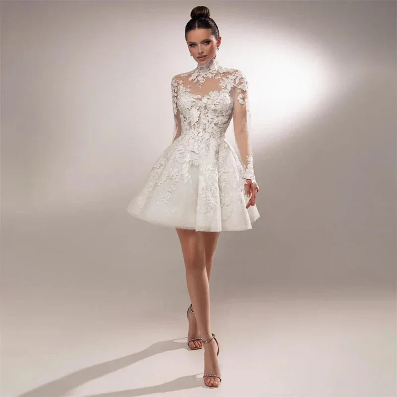Short Civil Wedding Dress - Mon Beau Mariage Short Civil Wedding Dress - Mon Beau Mariage
