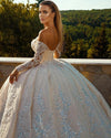 Robe de Mariée Princesse A Paillette