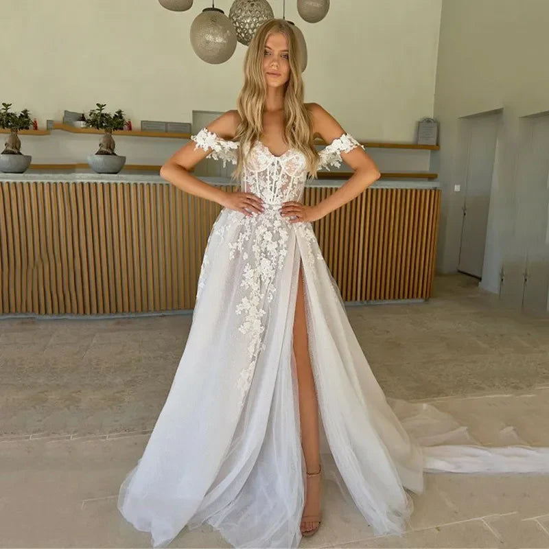 İmparatorluk Dalgalı Gelinlik