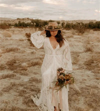 robe-mariee-dentelle-manche-longue