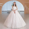 Robe de Mariée Col Bateau Princesse