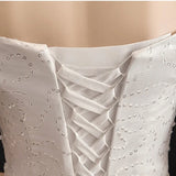 Robe de Mariée Col Bateau Dentelle