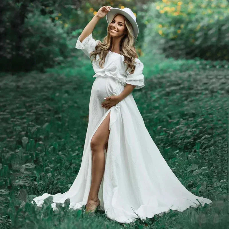 robe-de-mariee-boheme-grossesse