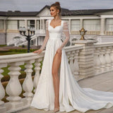 robe-mariee-trapeze-fluide