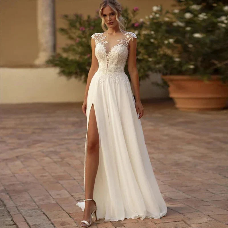Robe de Mariée Simple et Chic