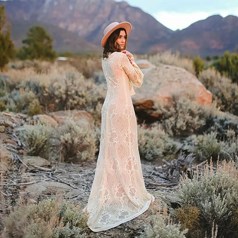 Robe de Mariée Bohème Moderne