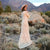 Vestido de novia bohemio moderno