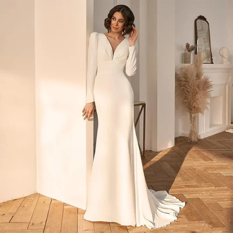 Robe de Mariée Dentelle Simple