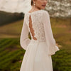 Robe de Mariée Empire Col V