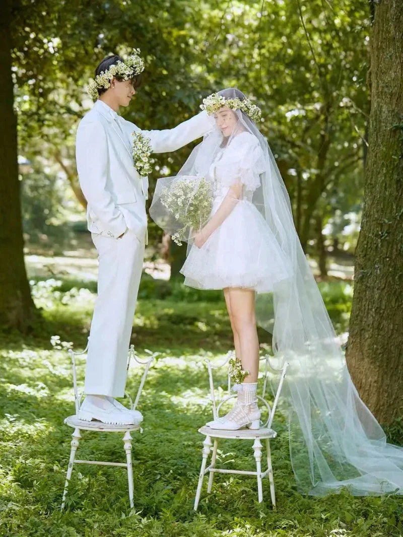 robe-mariee-courte-tulle