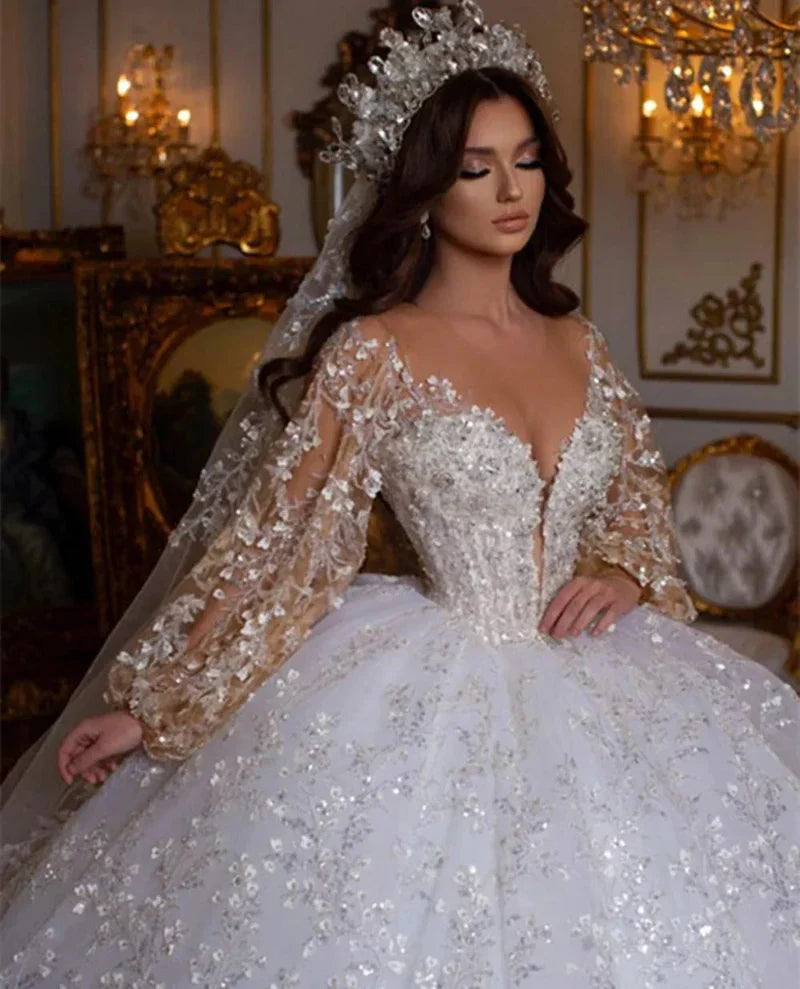 Robe de Mariée Dentelle Bouffante