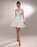 robe-mariee-courte-moderne