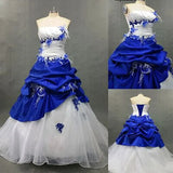 robe-mariee-bustier-bleu
