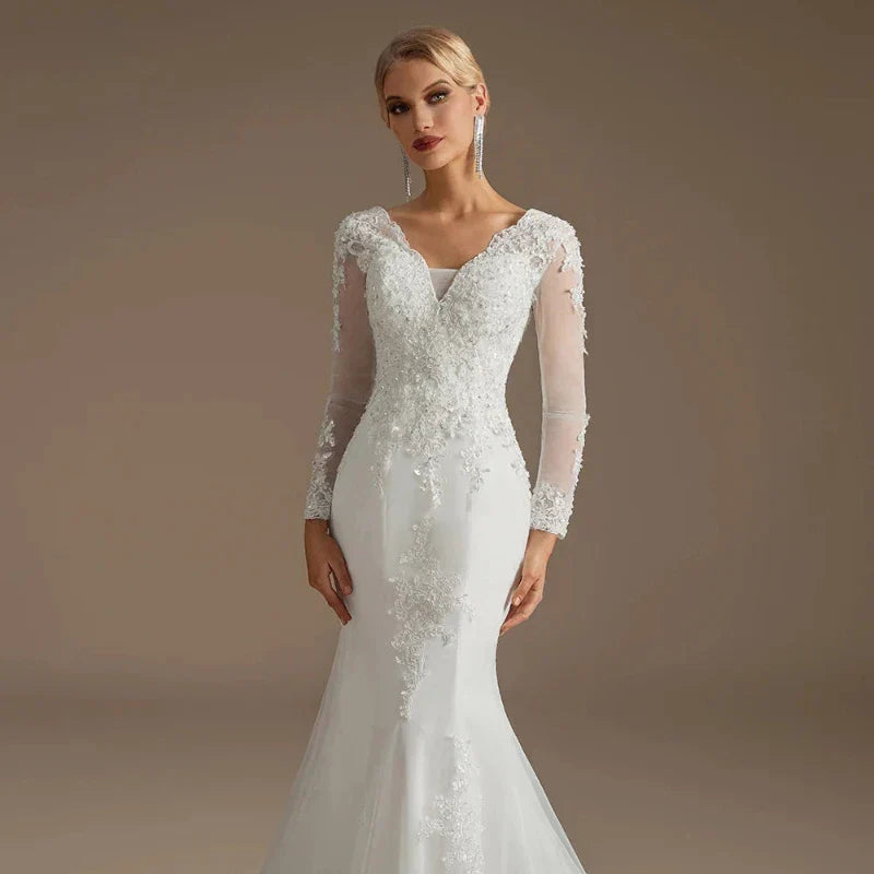 robe-mariee-trompette-sirene