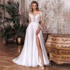 robe-mariee-manche-longue-col-v