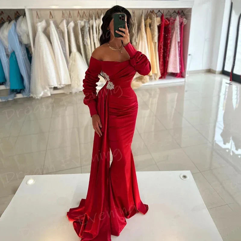 robe-de-mariee-sirene-rouge