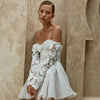 robe-mariee-courte-bustier