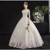 Robe de Mariée Col Bateau Dentelle