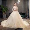 Robe de Mariée Champagne Dentelle