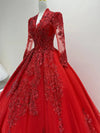 robe-mariee-dentelle-rouge