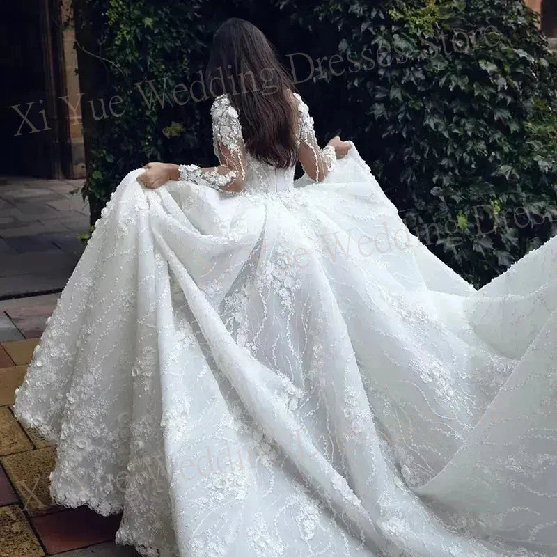 robe-mariee-trapeze-dentelle