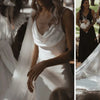 White Mermaid Wedding Dress
