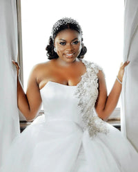Robe de Mariée Grande Taille Courte