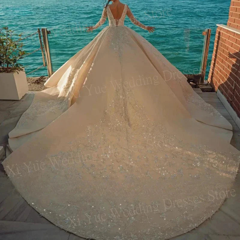 Robe de Mariée Dentelle et Perle
