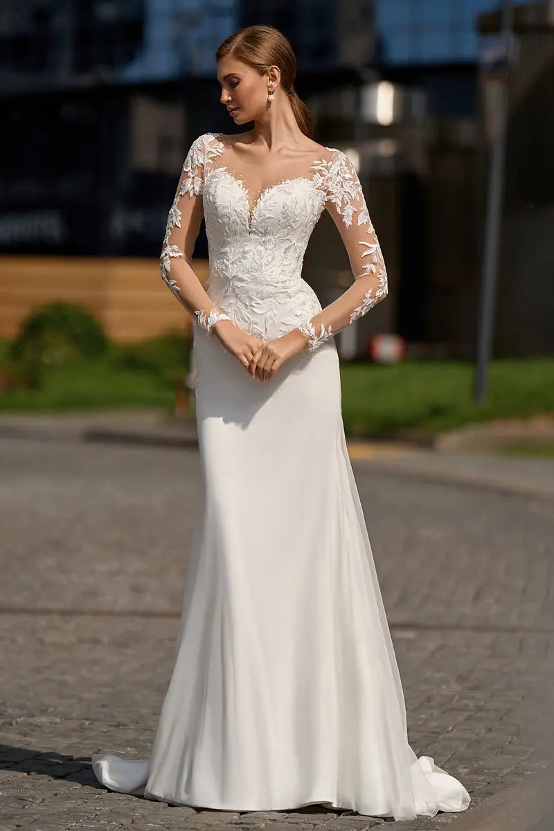 Robe de Mariée Haut Dentelle