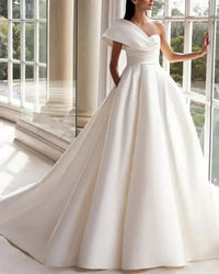 robe-mariee-drapee-fluide
