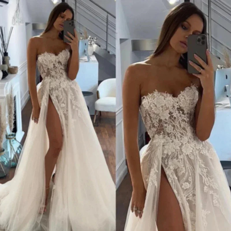 robe-mariee-dentelle-moderne