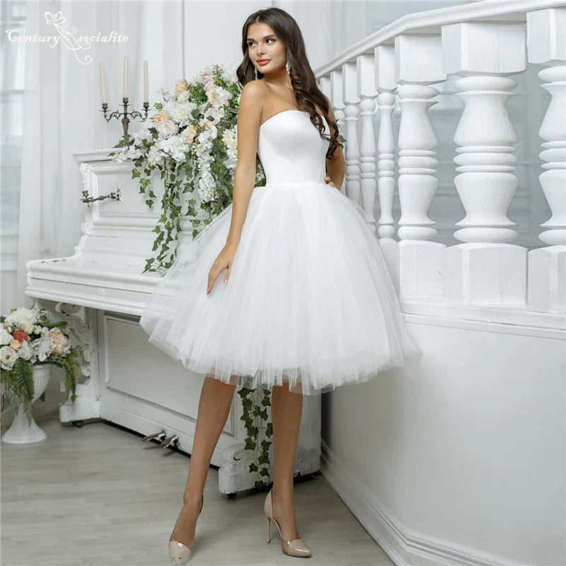 robe-de-mariee-courte-princesse