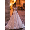 Vestido de noiva princesa bege