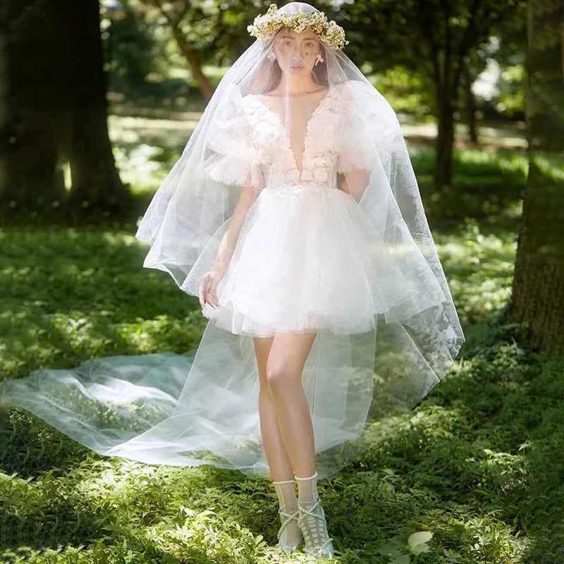 robe-mariee-courte-tulle