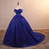 Abito da sposa con paillettes senza spalline
