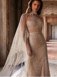 Robe de Mariée Dentelle Longue Traine