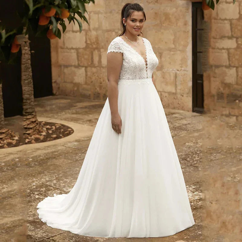 Plus Size Winter Wedding Dress