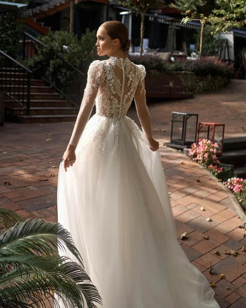 robe-mariee-dos-dentelle-bouton