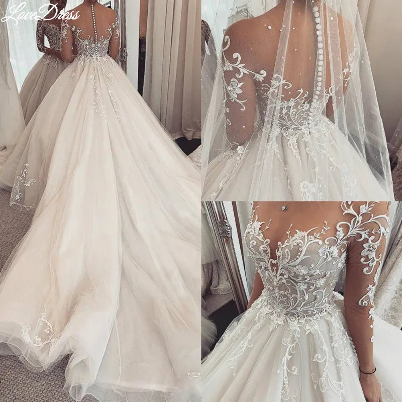 robe-de-mariee-princesse-volumineuse
