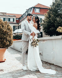 Robe de Mariée Blanche Simple