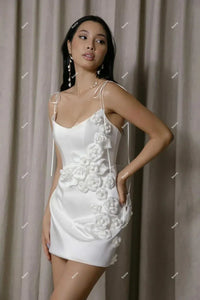 Robe de Mariée Courte Hiver