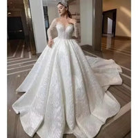robe-mariee-princesse-manche-longue