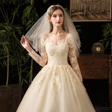 Robe de Mariée Champagne Dentelle